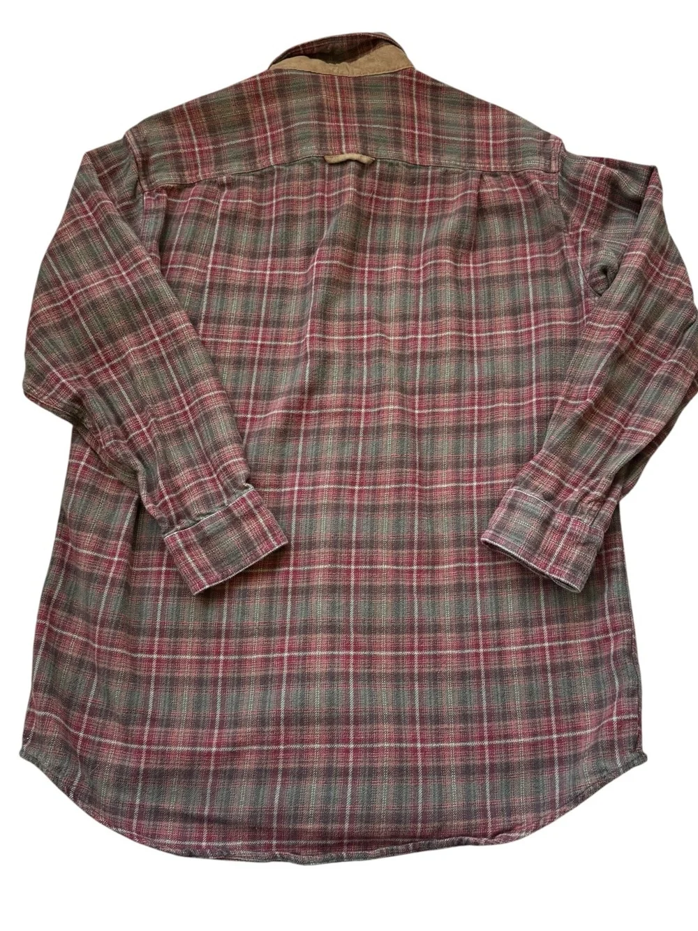 Orvis Perfect Flannel Shirt Mens L Plaid Button Up Outdoor Cabin Core Lumberjack - Picture 8 of 11
